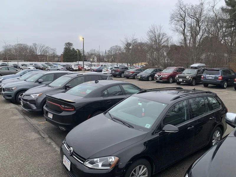 That is a lot of parking space