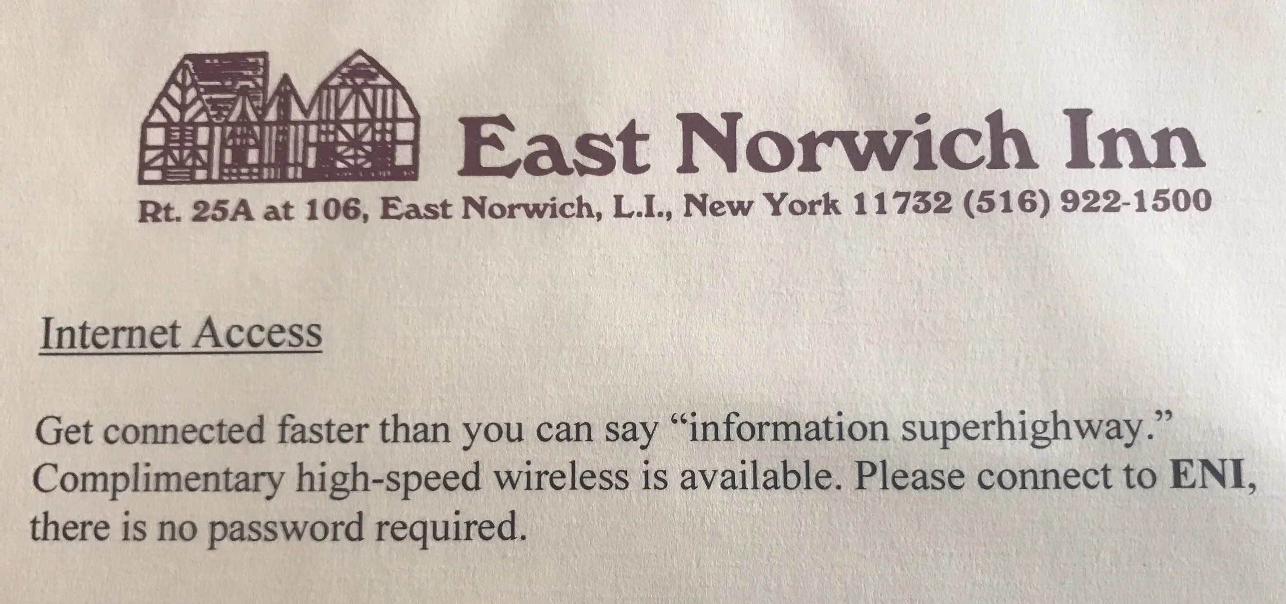 Get connected faster than you can say “Information Superhighway“